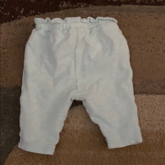 Teal newborn sweatpants - Picture 3 of 3